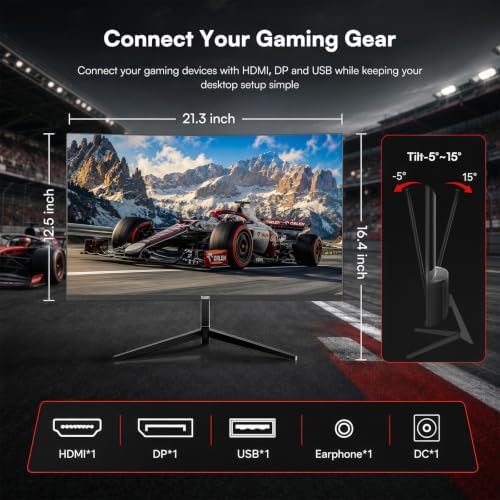 24 Inch Curved Gaming Monitor FHD(1920 x1080) 180Hz, 1ms MPRT - Image 7