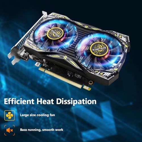 AISURIX RX 550 4GB Graphics Card GDDR5 128Bit Computer Video Card with HDMI/DVI Ports DirectX 12 PCI Express 3.0 X8 GPU Graphics Card for Gaming PC - Image 6