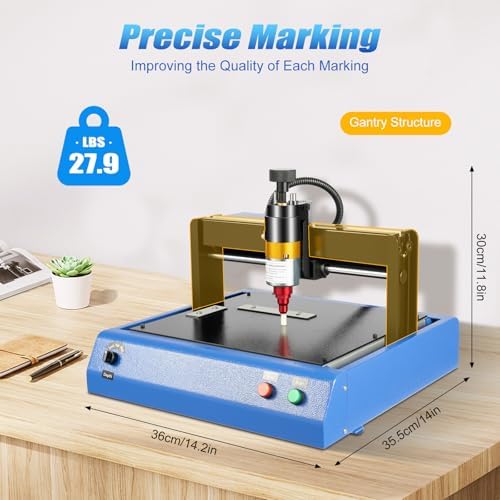 Electric Metal Marking Machine Numbers Letter Tag Nameplate Engraver Device - Image 6