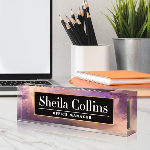 Custom Name Plate for Desk, Employee Appreciation Gifts, Office Decor - Image 3
