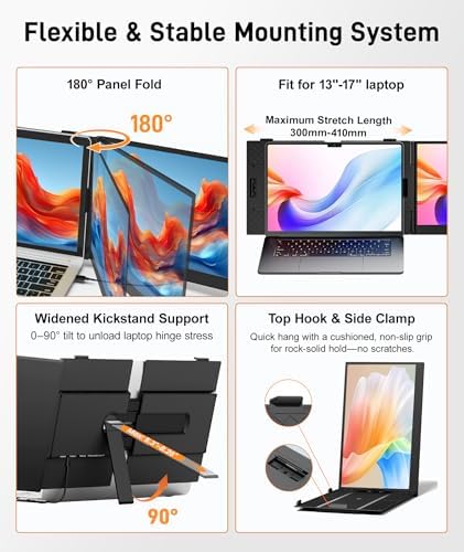 Laptop Screen Extender, Ultra-Thin 14" FHD 1080P Portable Monitor - Image 6