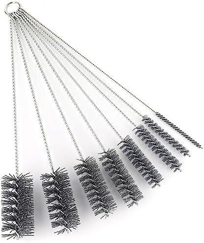 16 Inch Extra Long Pipe Cleaning Brush Set with Abrasive Filament Bristles by Ctsyuqoo