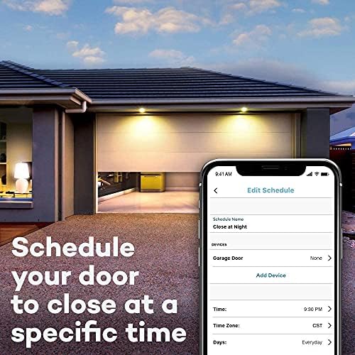 CHAMBERLAIN Smart Garage Control - Wireless Garage Hub and Sensor with Wifi & Bluetooth - Smartphone Controlled, myQ-G0401-ES, White - Image 4