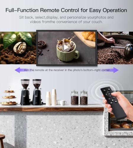 Uhale 32" Large Digital Picture Frame 64GB Photo Frame WiFi Remote Control - Image 5