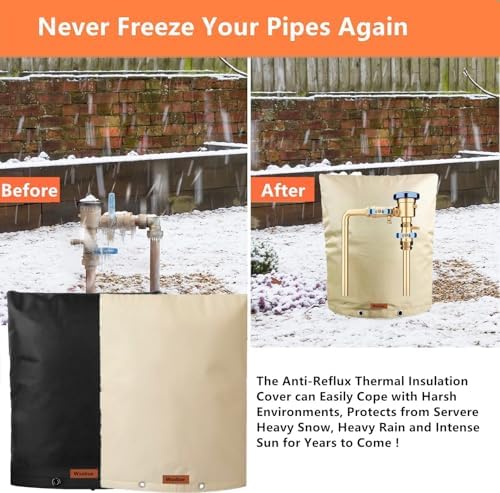 Insulated Backflow Covers,Outdside Pipe Insulation Cover(5°F) - Image 4