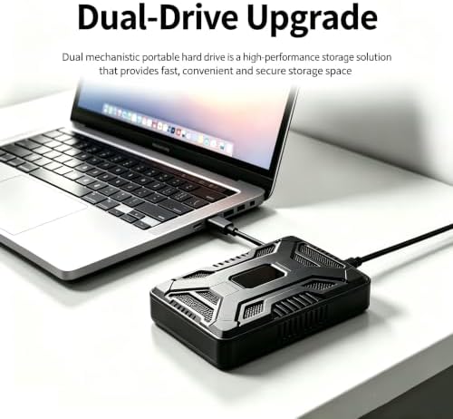 HWAYO 1.5TB Portable External Hard Drive USB 3.0 Dual Drive HDD Up to200M/s - Image 3