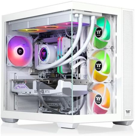Thermaltake LCGS View i1480S-380 Gaming Desktop (Intel® Core™ i9-14900KF, ToughRam 32GB DDR5 6000MT/s RGB Memory, NVIDIA® GeForce RTX™ 5080, 1TB NVMe M.2, WiFi, Windows 11) V38S-Z790-580-LCS by Thermaltake
