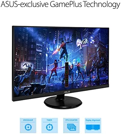 ASUS VA27DQ 27 Inch 1080P Computer Monitor, HDMI, DisplayPort, VGA, Speaker - Image 4