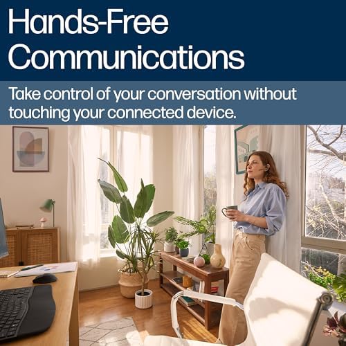 Poly Voyager Legend 50 - Bluetooth Headset - Wireless Headset with Mic - Four Noise-Canceling Mics, AI Noise Block & WindSmart Technology - Connectivity & Smart Call Controls - All-Day Comfort - Image 6