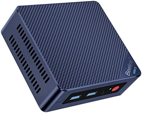 Beelink Mini PC, Intel 12th Gen Alder Lake- N95(up to 3.4GHz), 8GB DDR4 RAM 256GB M.2 SSD, Mini S12 Desktop Mini Computer Supprot Dual HDMI/USB3.2/WiFi 6/BT5.2 for Home/Office by Beelink