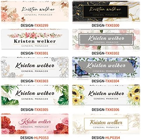 Office Desk Name Plate Personalized |Custom Name Plates for Desks | Crystal-Clear Acrylic Block |Office Gifts for Men Women - Image 3