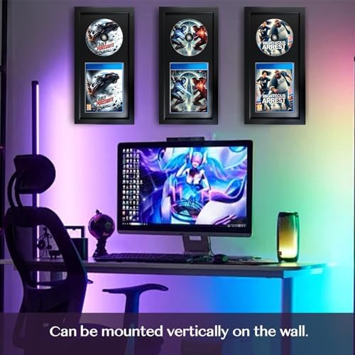 Video Game Display Frame Compatible with PS5, PS4, PS3 Game Case and Disc - Image 5