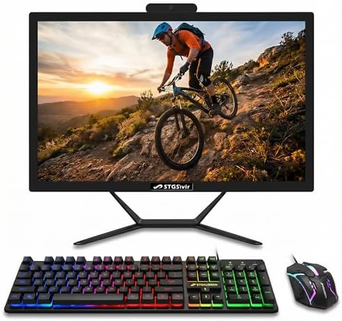 STGSivir All in One Computer PC,22" FHD Display,Core i5,16G RAM,512G SSD by STGSivir