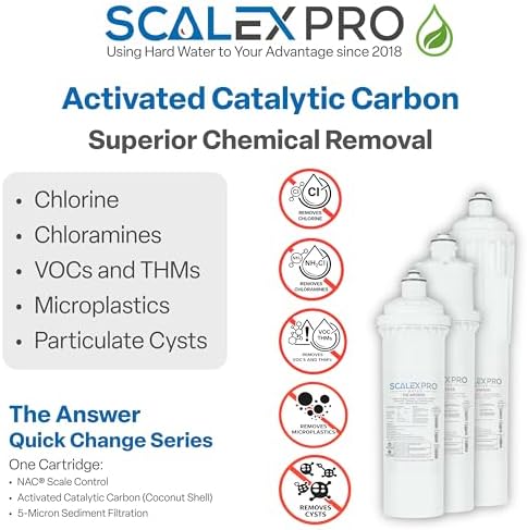 The Answer 10in Slim Line Drop-In Filter – Salt-Free Scale Prevention, Catalytic Carbon, Removes Chlorine & Chloramines, Fits Standard Slim Line Systems, Up to 10,000 Gal Capacity - Image 5