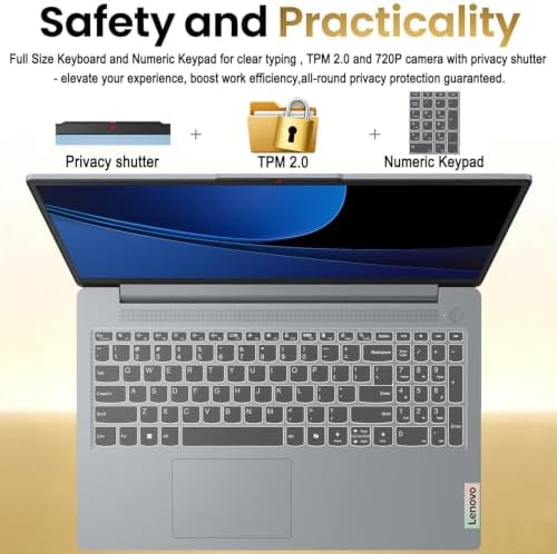 Lenovo 15.6" FHD Business Laptop, Intel Processor, 8GB DDR5, 128GB Storage - Image 4