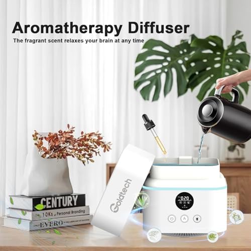Air Purifier and Humidifier Combo for Bedroom Up to 200Ft²,H13 True HEPA Filter Desk Air Purifiers with Smart WiFi,500ML Water Tank,LED Light,Small Air Purifier for Bedroom,Office - Image 6