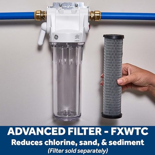 GE Whole House Water Filtration System, Reduce Sediment, Rust & More, Install Kit & Accessories Included, Filter Not Included, Replace Filter (FXWTC, FXUSC, FXWPC, FXWSC) Every 3 Months, GXWH20T - Image 6