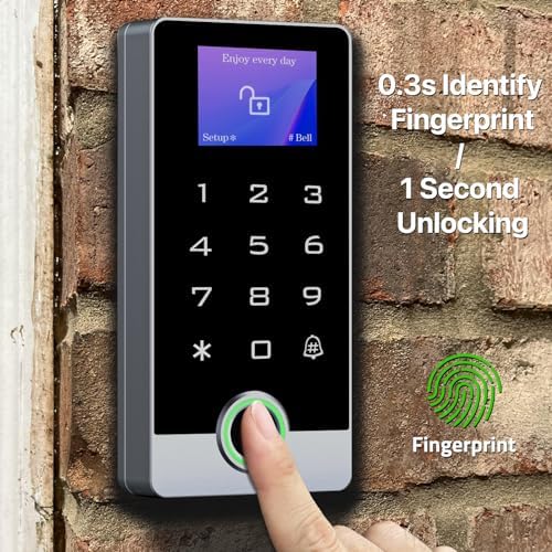 Wireless WiFi TUYA Fingerprint Access Control System with LED Screen/Voice - Image 3