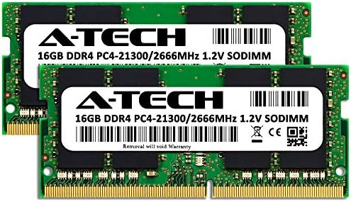 A-Tech DDR4 RAM 32GB Kit (2x16GB) 2666MHz PC4-21300 SODIMM Laptop Memory - Image 2