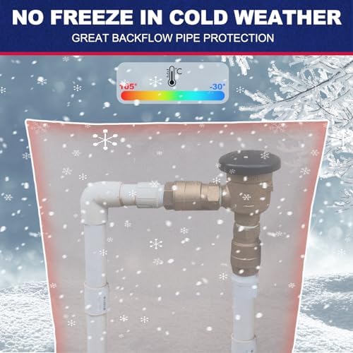 Insulated Backflow Preventer Cover, 24W x 30H in, Gray - Image 5