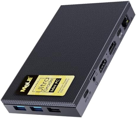 MeLE Ultra Grade Quieter 4C Fanless Mini PC N100(up to 3.4GHz) 16GB 512GB by MeLE