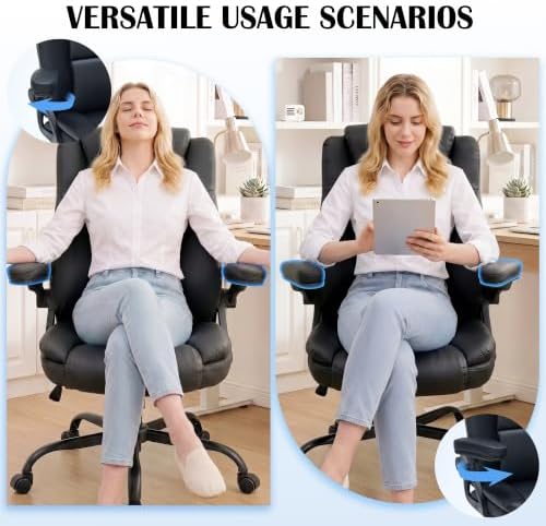 Office Chair with 3 Way Adjustable Armrest Executive Office Chair - Image 4