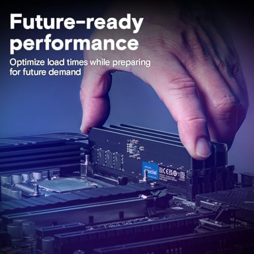 Crucial 128GB Kit (2x64GB) DDR5 RAM 5600MHz (or 5200MHz or 4800MHz) Desktop Memory Kit, UDIMM 288-Pin, Compatible with Latest Intel Core and AMD Ryzen 8000 & Above – CT2K64G56C46U5 - Image 5