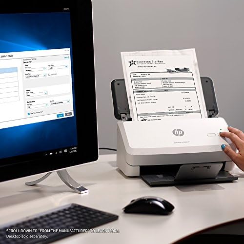 HP ScanJet Pro 2000 s1 Sheet-Feed OCR Scanner - Image 2