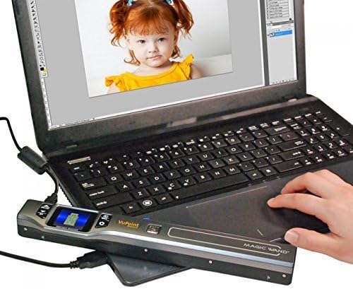 Vupoint Solutions PDSDK-ST470R-VP Magic Wand Portable Scanner ST470 w/ Docking Station - Image 7