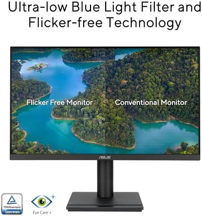 ASUS VA249QGS 24 Inch 1080P 120Hz Computer Monitor, USB Docking, Ergonomic - Image 4