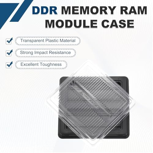 2Pcs DIMM Desktop DRR3 Memory RAM Module Package Tray with Cover - Image 3