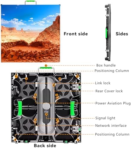 Portable LED Display Wall Panel | P1.8 P2.9 P3.91 P4.81|3840Hz High Refresh, IP65 Waterproof Cabinet | LED Video Wall Screen for Wedding Party Concert Event Advertising Show Stage Event Rental - Image 5