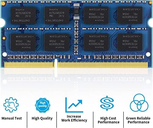 PC3-10600 DDR3 1333 8GB Kit (2x4GB) RAM PC3 10600S 1333MHZ 2Rx8 204-pin 1.5v 4GB Memory Upgrade for Laptop - Image 4