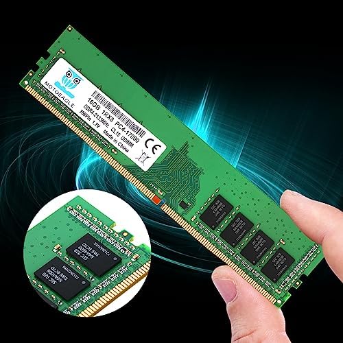 [16GB DDR4 RAM ] 16GB DDR4 2133MHz DIMM PC4-2133P PC4-17000 UDIMM Non-ECC 1Rx8 1.2V CL15 288-Pin Desktop Computer Memory - Image 2