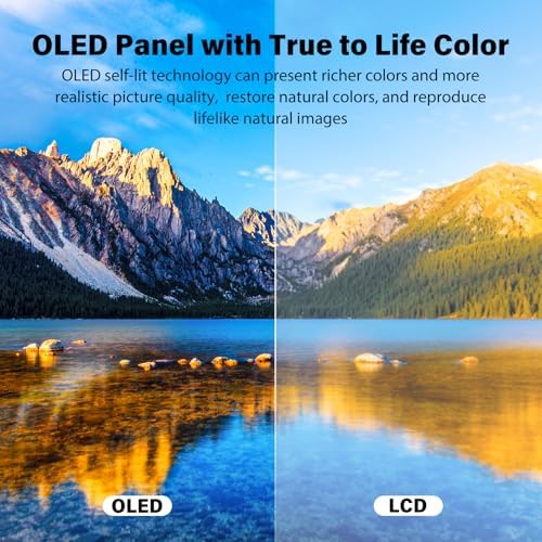 InnoView 14 Inch OLED Portable Monitor 4k UHD 3840x2400 Portable Monitor 100% DCI-P3 | 100000:1Contrast | Built-in Speakers, Travel Monitors for Laptop PC MAC Phone PS4 Xbox Switch - Image 3