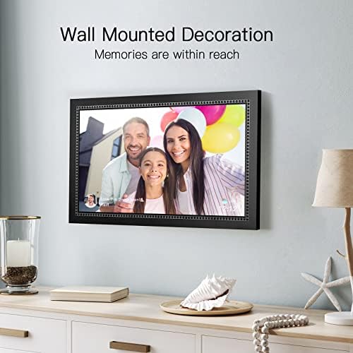 Digital Picture Frame 15.6 Inch Large Digital Photo Frame with 1920 * 1080 IPS Full HD Touchscreen, Humblestead 32GB WiFi Smart Frame Share Photos and Videos via AiMOR App, Wall Mountable - Image 4
