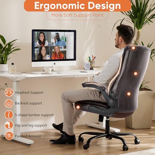 Sweetcrispy Heavy Duty Office Chair, Gaming Desk Chair 2 Pack - Image 5