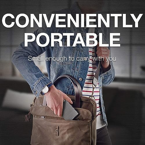 Seagate One Touch, 5TB, Password Activated Hardware encryption, Portable External Hard Drive, Portable External Hard Drive, PC, Notebook & Mac, USB 3.0, Space Gray (STKZ5000404) - Image 3