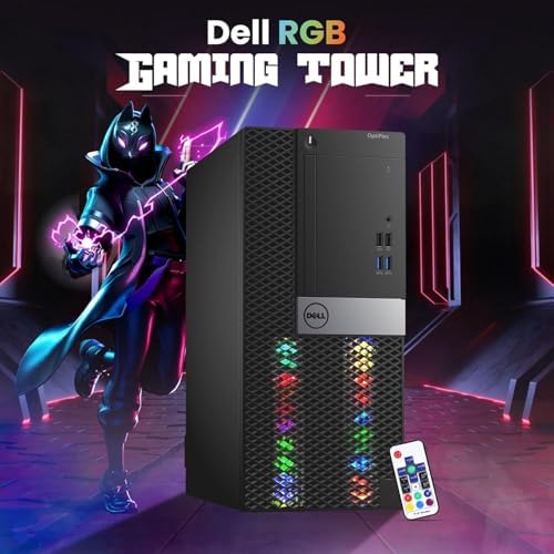 Dell RGB Gaming Tower Computer, Intel Core i7 6th Gen, GeForce GTX 1050 Ti 4G, 16GB RAM, 512GB SSD, Prebuilt Gaming Desktop PC with Built-in WiFi & RGB Set, Windows 11 Pro (Renewed) - Image 2
