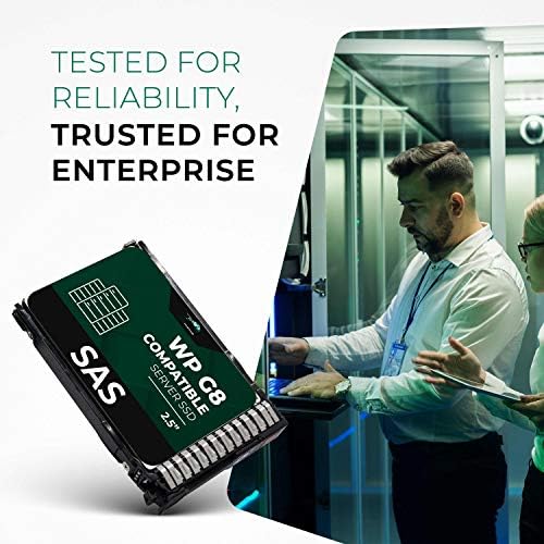 Water Panther 1.92TB MLC SAS 12Gbps 2.5in x 15mm SSD for HP ProLiant Servers | Enterprise Solid State Drive in G8 G9 G10 Tray Compatible with DL560 DL385p DL380 DL360 ML110 - Image 2
