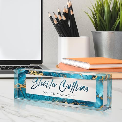 Custom Name Plate for Desk, Employee Appreciation Gifts, Office Decor - Image 3