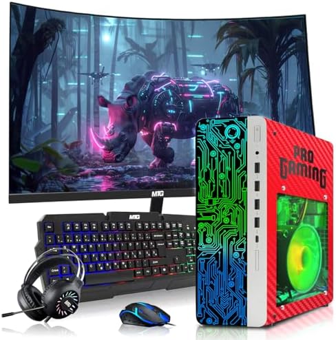 HP G4 Gaming PC, AMD Ryzen 3 Pro, 16GB RAM, 256GB SSD + 2x500GB HDD Win 11 by Amazon+Renewed