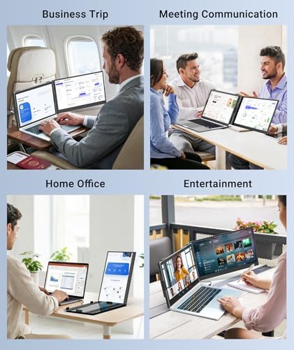 14" FHD 1080P Laptop Screen Extender, Portable Monitor for Laptop - Image 7