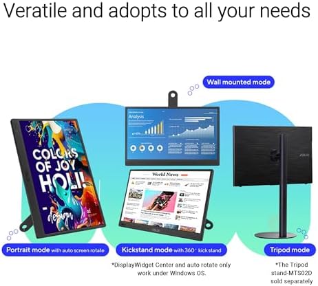 ASUS ZenScreen MB169CK-P 15.6 Inch 1080p Portable Monitor, Damage Protect - Image 6