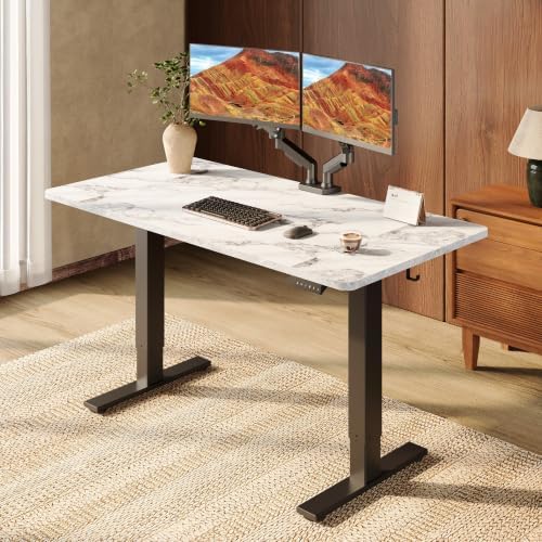 SANODESK 1'' Thick One-Piece 55 x 28'' Height Adjustable Standing Desk by sanodesk