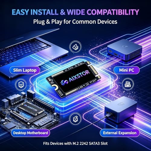 SSD 256GB M.2 2242 SATA III,Internal Solid State Drive 6Gb/s - Image 4