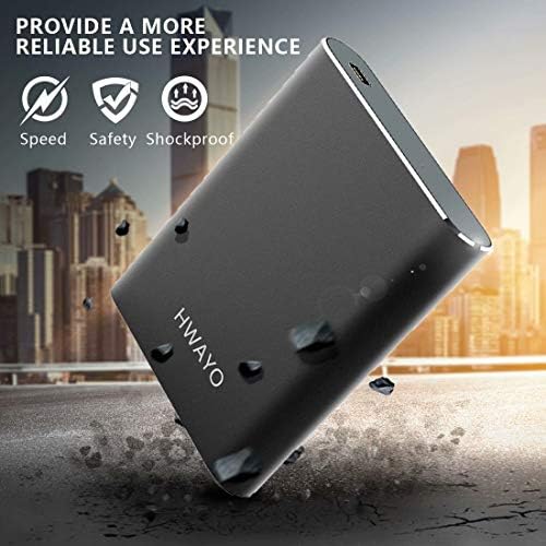 HWAYO 1TB Portable External Hard Drive USB3.1 Type C Ultra Slim 2.5'' HDD - Image 6