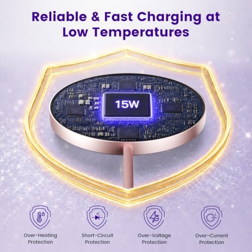 15W Wireless Charger for Apple MagSafe Charger, Magnetic Fast Charging Pad - Image 4