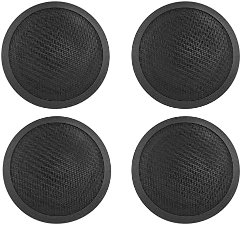 Rockville RCS180-6 6-Zone 70V Amplifier with 16 6" Black Ceiling Speakers - Image 4