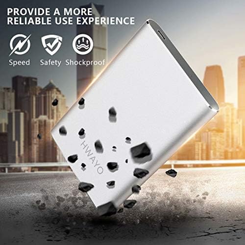 HWAYO 1TB Portable External Hard Drive USB3.1 Type C Ultra Slim 2.5'' HDD - Image 6